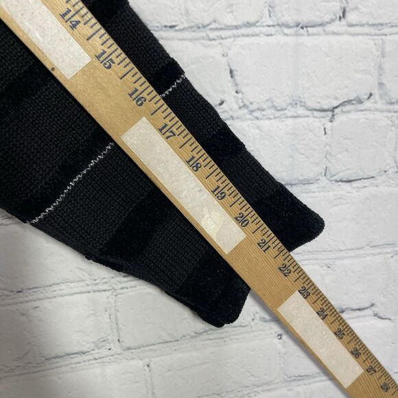 Jack B Quick Cardigan Women Medium Black Beaded Embroidered Christmas Holiday - Picture 11 of 13